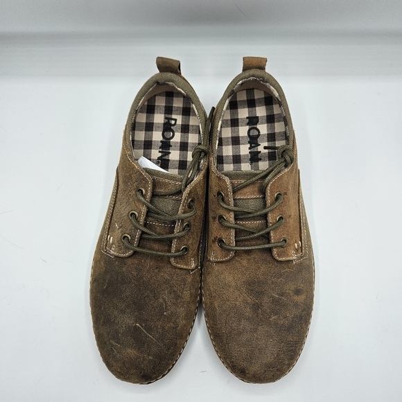NWB Mens Roan Arlo tan Greenland loafers - Picture 8 of 16